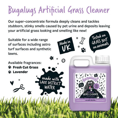 Bugalugs Artificial Grass Cleaner Lavender Scent - 1L