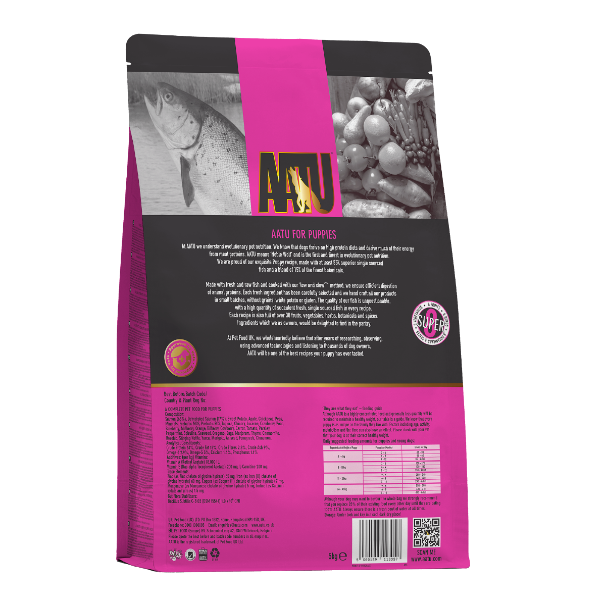 AATU For Puppies Salmon Dry Puppy Food