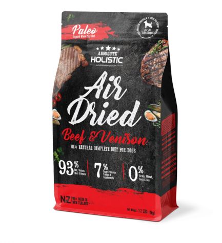 Absolute Holistic Air Dried Diet Beef & Venison Dry Dog Food