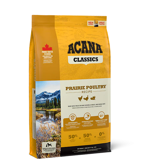 Acana Classics Prairie Poultry - Medium Breed Adult Dog Protein-Rich Dry Food