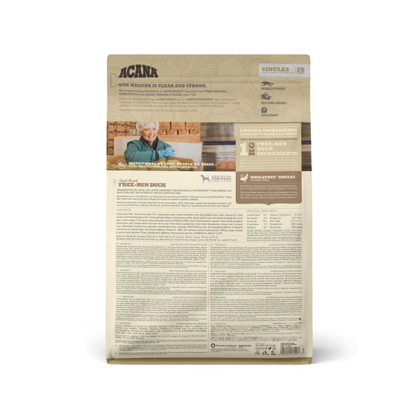 Acana Free Run Duck Recipe Dry Dog Food