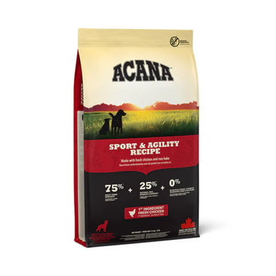 Acana Sports & Agility Recipe Dry Dog Food 17KG