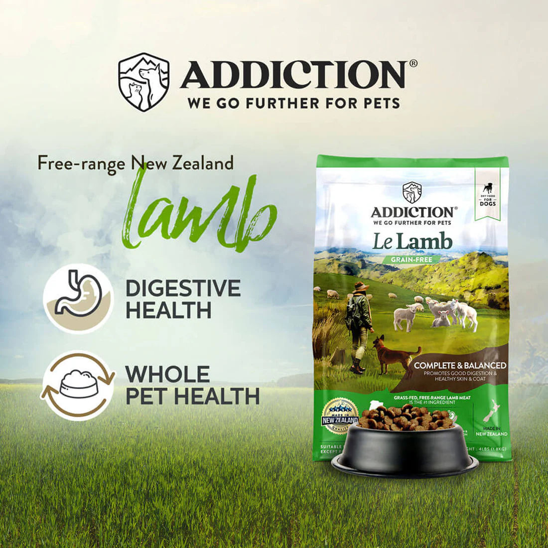 Addiction Le Lamb Dry Dog Food