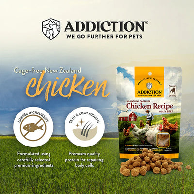 Addiction Meaty Bites Chicken Recipe Dog Treats