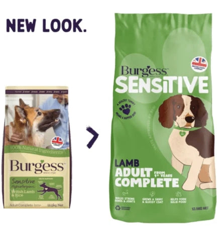 Burgess Sensitive Adult Lamb Dry Dog Food