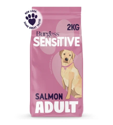 Burgess Sensitive Adult Salmon Dry Dog Food