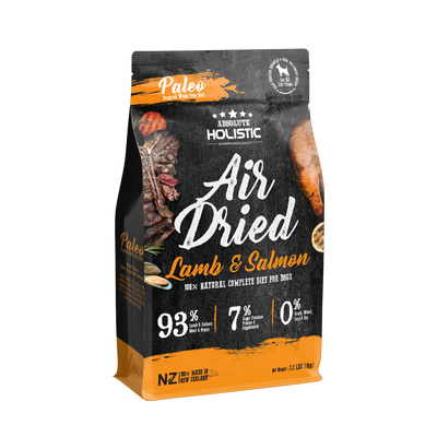 Absolute Holistic Air Dried Diet Lamb & Salmon Dry Dog Food