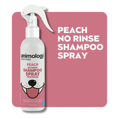 Animology Essentials Peach No Rinse Dog Shampoo Spray 250ml