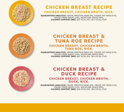 Applaws Chicken Selection in Broth Adult Wet Cat Food 8 x 60g Pot