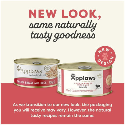Applaws Chicken with Duck Adult Wet Cat Food 156g Tin