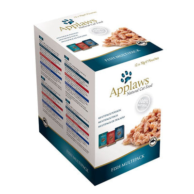 Applaws Fish Multipack Adult Wet Cat Food 12 x 70g Pouch
