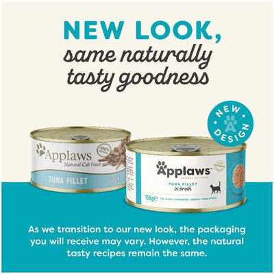 Applaws Tuna Fillet Adult Wet Cat Food 156g Tin