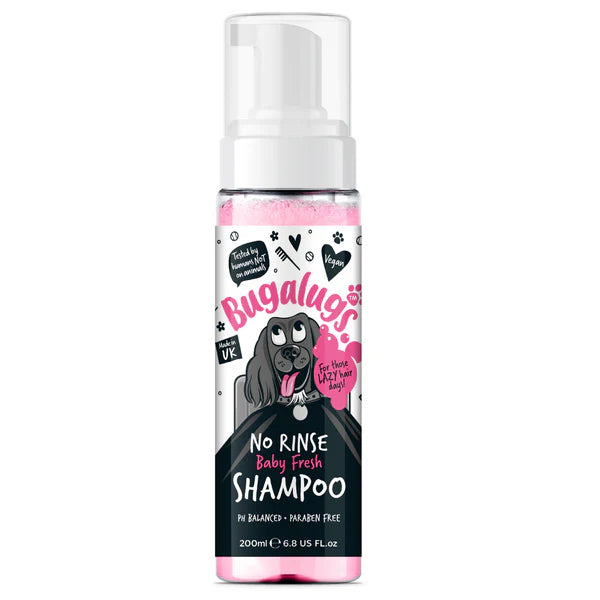 Bugalugs Baby Fresh No Rinse Dog Shampoo - 200ML