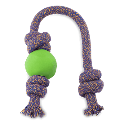 Beco Pets Eco-Friendly Ball on a Rope Dog Toy