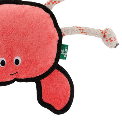 Beco Pets Rough & Tough Crab Recycled Dog Toy