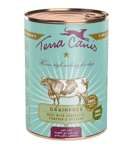 Terra Canis Grain Free Beef Dog Wet Food 400G