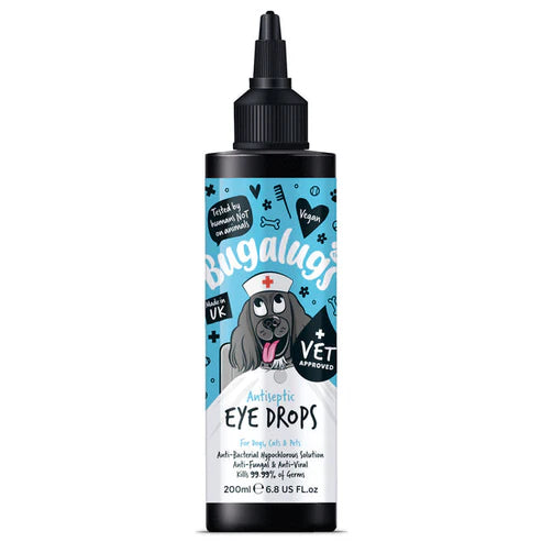 Bugalugs Antiseptic Eye Drops for Pets - 200ML