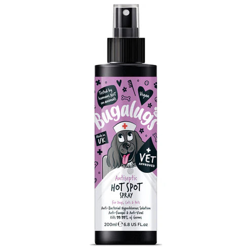 Bugalugs Antiseptic Hot Spot Spray for Pets- 200ML