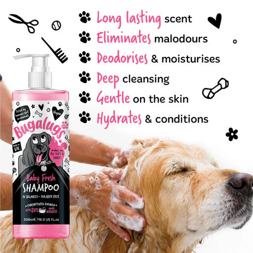 Bugalugs Baby Fresh Dog Shampoo - 500ML