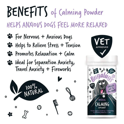 Bugalugs Calming Supplement for Dogs - 80G