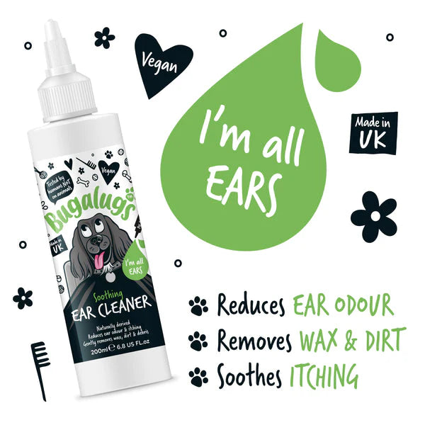 Bugalugs Soothing Ear Cleaner for Dogs - 200ML