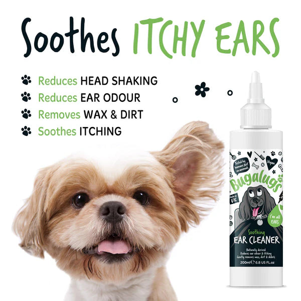 Bugalugs Soothing Ear Cleaner for Dogs - 200ML