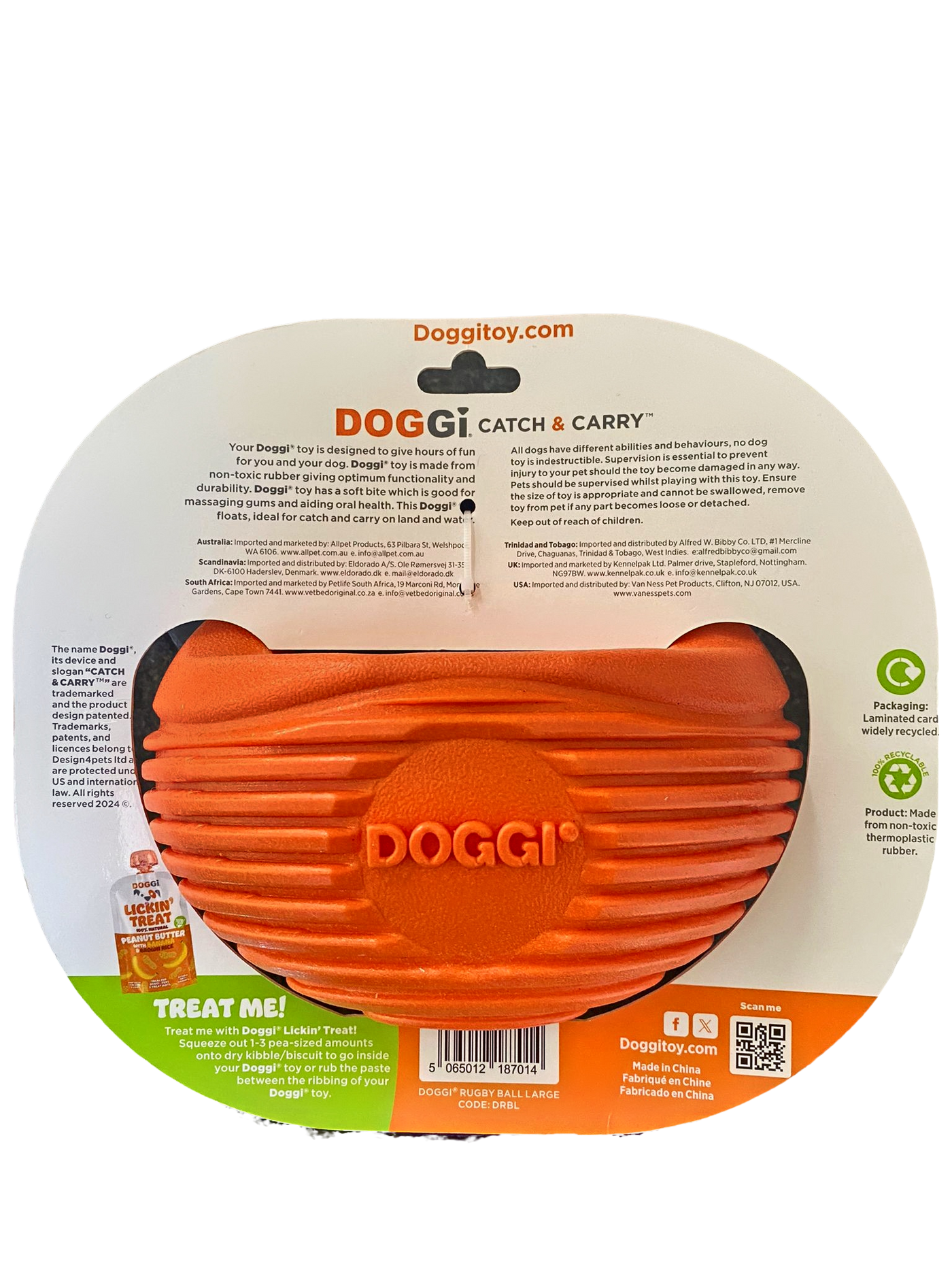 Doggi Rugby Ball