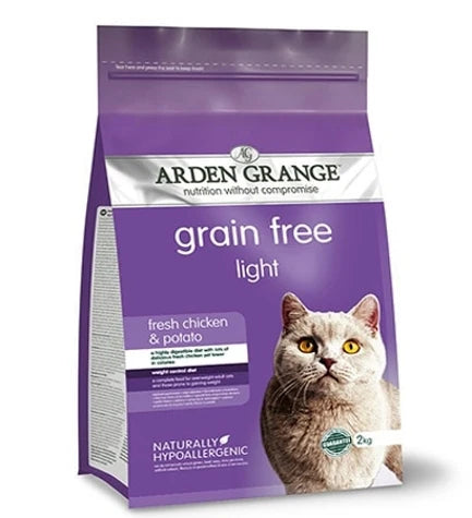 Arden Grange Grain Free Light Fresh Chicken & Potato Dry Cat Food