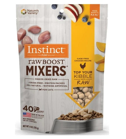 Instinct Raw Boost Mixers Chicken Freeze Dried Cat Food Topper