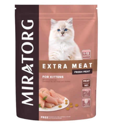 Miratorg EXTRA MEAT with Chicken Kitten Dry Food