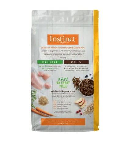 Instinct Raw Be Natural Kibble Chicken & Brown Rice Dry Dog Food