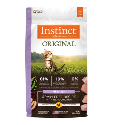 Instinct Original Grain Free Chicken Dry Kitten Food