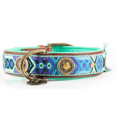 DWAM Boho Juan Leather Dog Collar