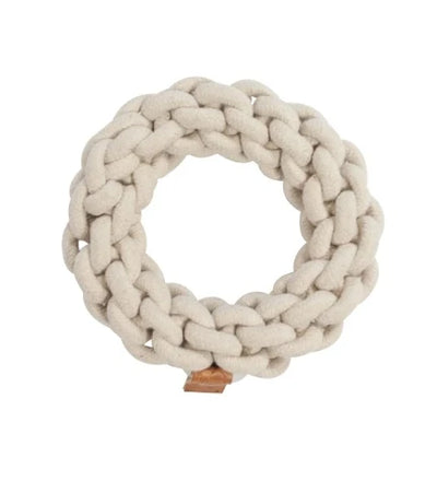 D&D Home Ben Braided Ring Toy for Dogs