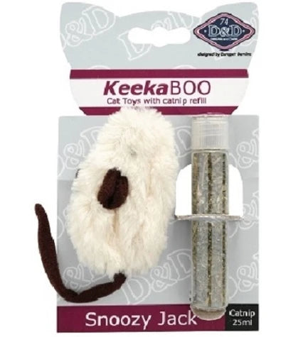 D&D KeekaBOO Snoozy Jack Plush Toy for Cats