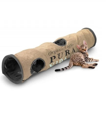 D&D Pura Vida Cat Tunnel Toy for Cats