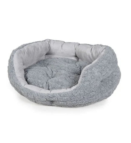 Danish Design Bobble Pewter Deluxe Slumber Bed for Dogs