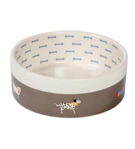 Danish Design Fatface Marching Dogs Pet Bowl