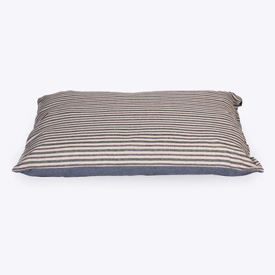 Danish Design Rustic Stripes Denim Snuggle Dog Bed