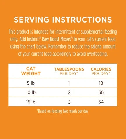 Instinct Raw Boost Mixers Digestive Health Freeze Dried Cat Food Topper