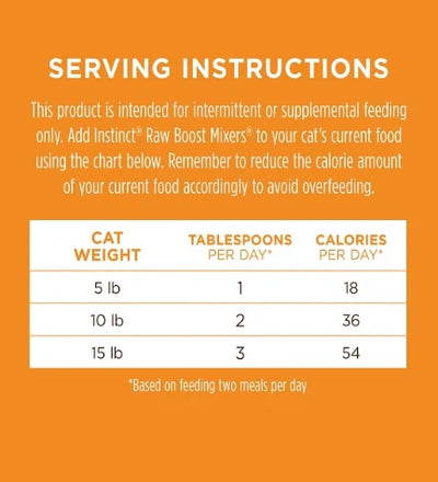 Instinct Raw Boost Mixers Digestive Health Freeze Dried Cat Food Topper