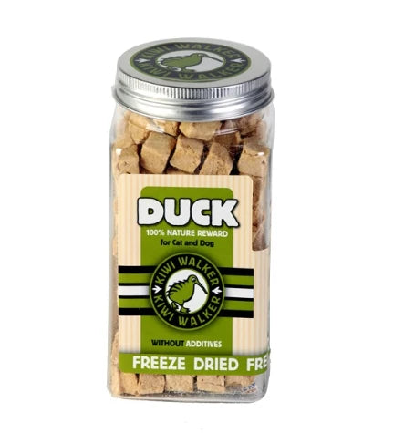 KIWI WALKER Freeze Dried Grain Free Snack Duck Cubes Dog & Cat Treats 80G