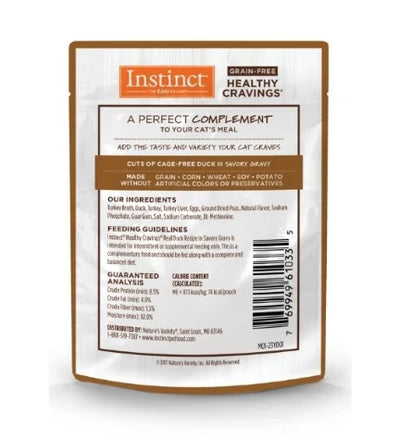 Instinct Raw Healthy Cravings Duck Wet Cat Food 85G