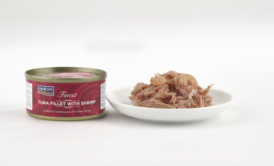 Fish4Cats Finest Tuna Fillet with Shrimp Wet Cat Food 70g