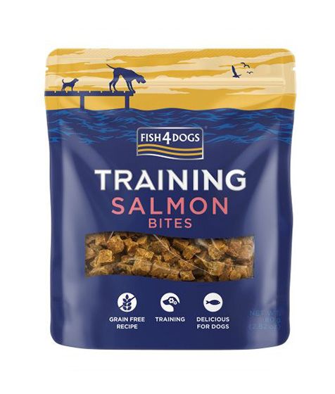 Fish4Dogs Training Salmon Bites Dog Treats 80g