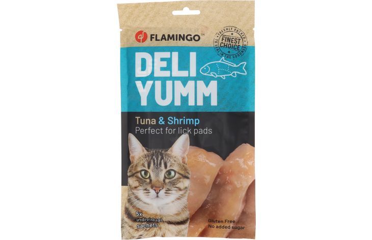 Flamingo Deli Yumm Fresh Meat Snack Tuna & Shrimp Cat Treats 70g