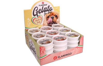 Flamingo Gelato Ice Cream Dog Treats 40g