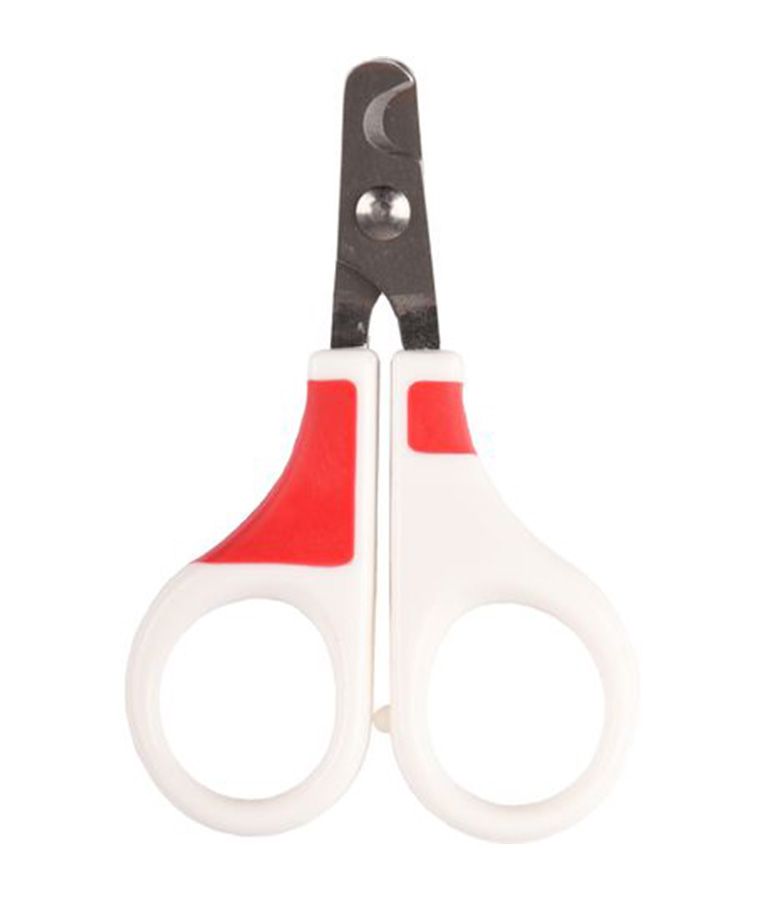 Flamingo Groo'Me Fausto Cat Nail Scissors White/Red