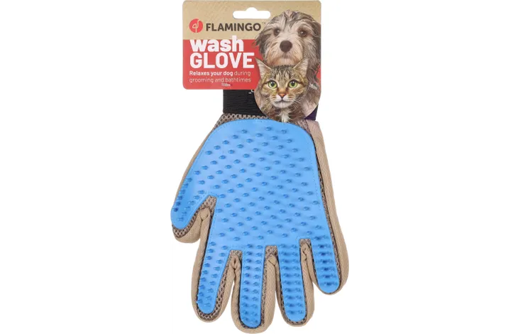 Flamingo Mandy Grooming Wash Glove 24cm