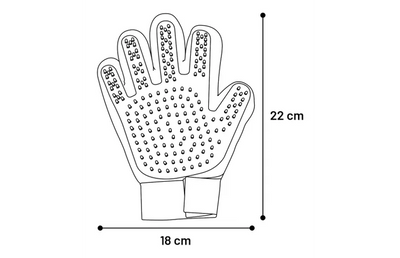 Flamingo Mandy Grooming Wash Glove 24cm